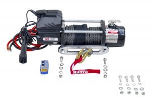 Лебёдка электрическая 12V Magnum 12000 lbs 5443 кг (синтетический трос)