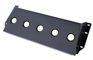 Защита радиатора Nissan Navara D40/ Pathfinder R51 (2010-2014) под бампер РИФ