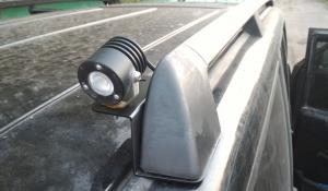 Кронштейн под рейлинг для установки антенны УАЗ Патриот (задний правый)