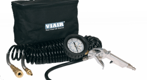 Шланг для подкачки колёс с пистолетом до 10 атм 7,6 м черный армированный