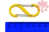 Карабин s-образный 50мм (yellow)