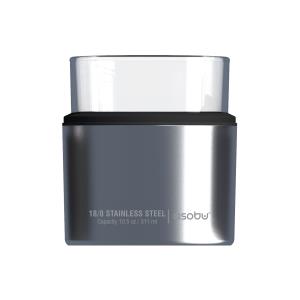 Термобокал ROCKS для крепких напитков 310 мл, серебряный