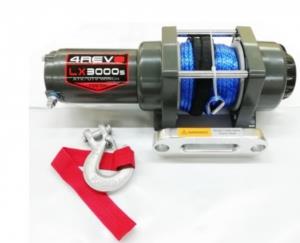 Лебедка для квадроцикла 4REVO LX3000-B 12V с синтетическим тросом