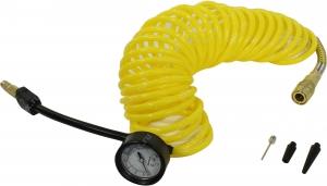 Шланг-удлинитель с манометром и дефлятором в сборе