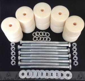 Боди лифт комплект 80 мм УАЗ Патриот капролон (d=70 мм) с крепежом (10 болтов М12x200)