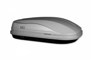 Бокс автомобильный Магнум 350 (серый, тиснение «КАРБОН») (1400х900х420) Быстросъём