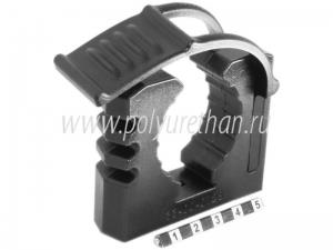 Крепёж для лопаты чёрный (блистер)