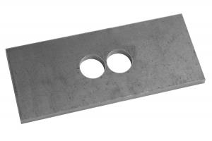 Проставка рессора-мост для ГАЗ Соболь 165х70х6 мм, диаметр отв. 22 мм