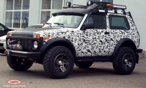 Расширители колёсных арок ВАЗ НИВА 2121 3D под нерезанные арки колёс