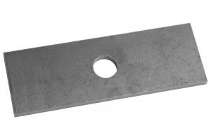 Проставка рессора-мост для УАЗ Буханка 130х45х6 мм для рессор шириной 45 мм, диаметр отв. 16 мм