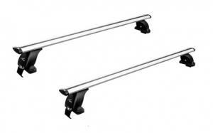 Багажник на крышу с дугами 1,2м аэро-тревел (82мм) для Hyundai ix35 (2013-2015) (без рейлингов)