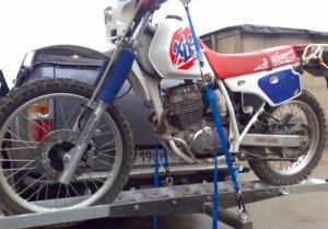 Трап для перевозки мототехники на фаркопе