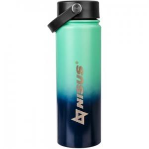 Термобутылка NISUS 530ML три крышки (синий/бирюзовый)