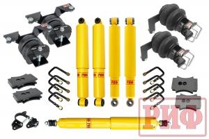 Лифт-комплект с пневмоподвеской РИФ на ГАЗ Соболь 2018+ 30 мм