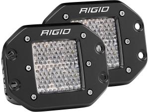 D-серия PRO (6 светодиодов) -  Рабочий свет - Врезная установка (пара)