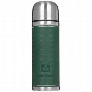 Термос с узким горлом с кожаной вставкой, 500 мл