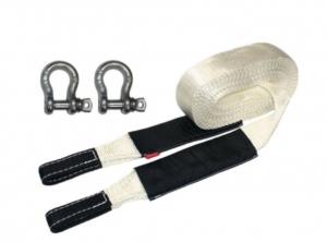 Динамический строп (рывковый) 7 т 9 м серия Туризм + шаклы 2.0 т (2 шт.)