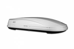 Бокс автомобильный Магнум 390 (белый, тиснение "КАРБОН") 1850*840*420 БЫСТРОСЪЕМ