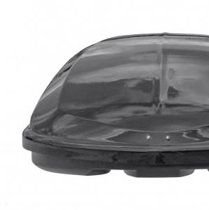 Бокс автомобильный на крышу РИФ Курорт 520 л черный глянец, двусторонний