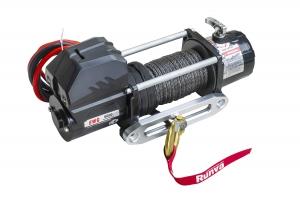 Лебёдка электрическая 12V Magnum 9000 lbs 4200 кг (синтетический трос)