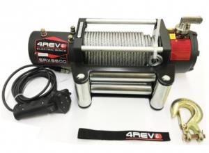 Лебедка автомобильная 4REVO SRX 9500 12В стальной трос