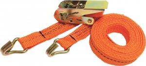 Ремень крепежный с храповым механизмом ( с крючком) ( длина 3,7 м)