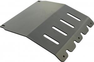 Защита радиатора Mitsubishi L200 2005+ под накладку РИФ на пер. бампер (алюм)