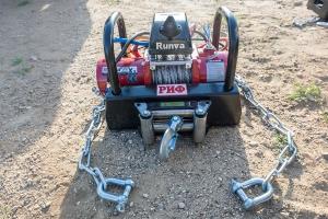 Площадка съёмная РИФ для переносной лебёдки на цепях