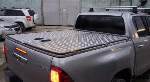 Крышка кузова Toyota Hilux Revo распашная, аллюминий