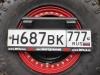 Калитка РИФ с квадр. под фаркоп в штатн. задн. бампер Toyota Land Cruiser 200 (под нештатное колесо)