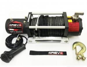 Лебедка автомобильная 4REVO SRX 12000 12В синтетический трос