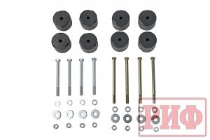 Проставки РИФ для лифта кузова 50 мм ГАЗ Соболь (к-т 8 шт.) с крепежом