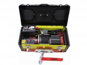 Лебёдка redBTR переносная в ящике, 3500 lbs (1587 кг), синтетический трос