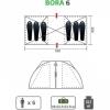 Палатка BORA-6 (HS-2371-6 GO) Helios