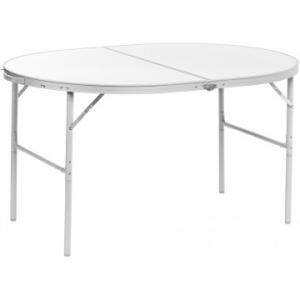 Стол складной овальный (АЛЮМИНИЙ) Т-21407M Helios
