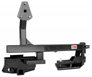 Калитка РИФ с фаркопом в штатный задний бампер Тойота Ленд Крузер 200 (под штатное колесо)