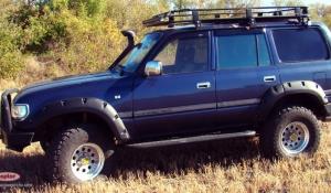 Расширители колёсных арок Toyota Land Cruiser 80 (80 мм)