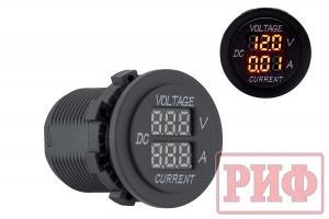 Вольтметр, амперметр 12В
