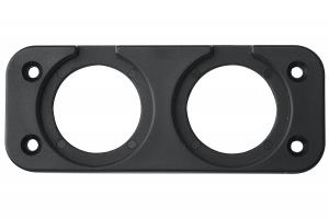 Панель монтажная для приборов два отверстия