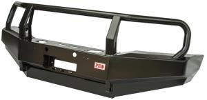 Бампер РИФ силовой передний Nissan Patrol Y61 2004+ без доп. фар с защитной дугой