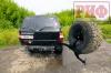 Калитка РИФ с фаркопом в штатный задний бампер Toyota Land Cruiser 105