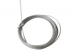 Трос Runva стальной оцинкованный для лебёдки 6 мм x 15 м