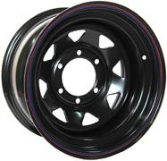 Диск колёсный стальной штампованный 6x139.7, размер 8х16, ET -40, ЦО 110, черный, №26B