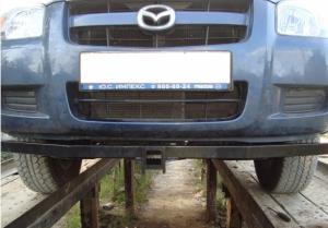 Передний квадрат под лебёдку Mazda BT50