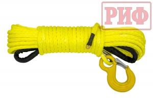 Трос для лебёдки синтетический РИФ 14 мм/22 м (готовый)