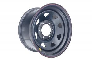 Диск усиленный Toyota Hilux 2.5D, 3.0D стальной черный 6x139,7 8xR16 d110 ET-10 (треуг. мелк.)