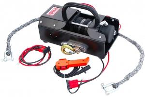 Лебёдка переносная РИФ 4500USR c малой площадкой, синтетический трос