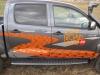 Пороги РИФ силовые Toyota Hilux 2005-2014