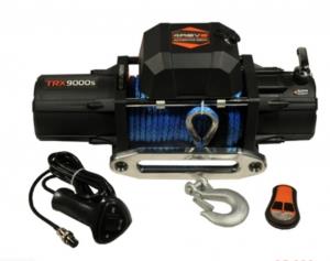 Лебедка автомобильная 4REVO 9000 12V с синтетическим тросом