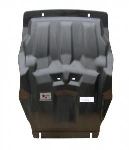 Защита картера Ford Ranger T5 2,2TD (2012+) КПП+РК (композит 8-10 мм)